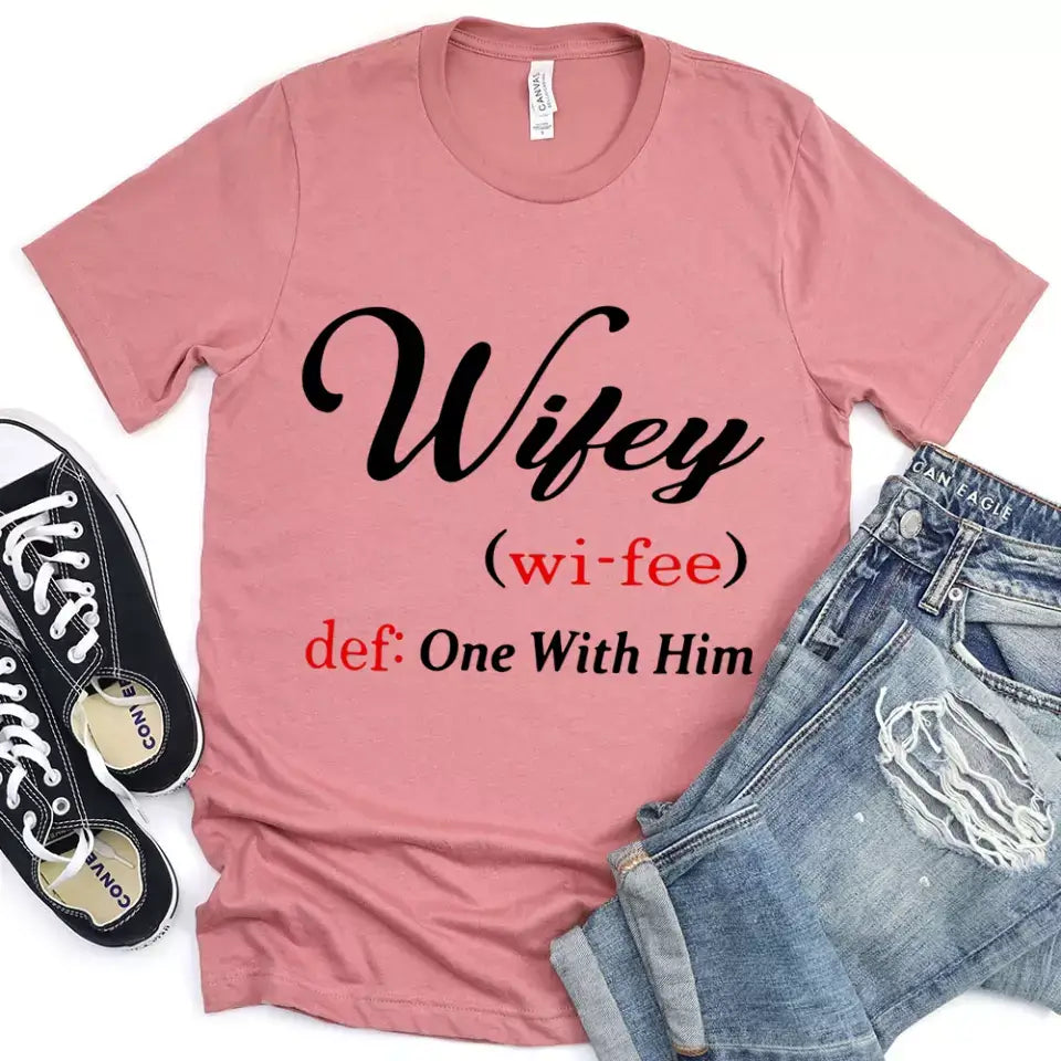 Hubby & Wifey Definition Couple T-shirt