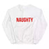 Christmas Naughty & Nice Couples Sweatshirt