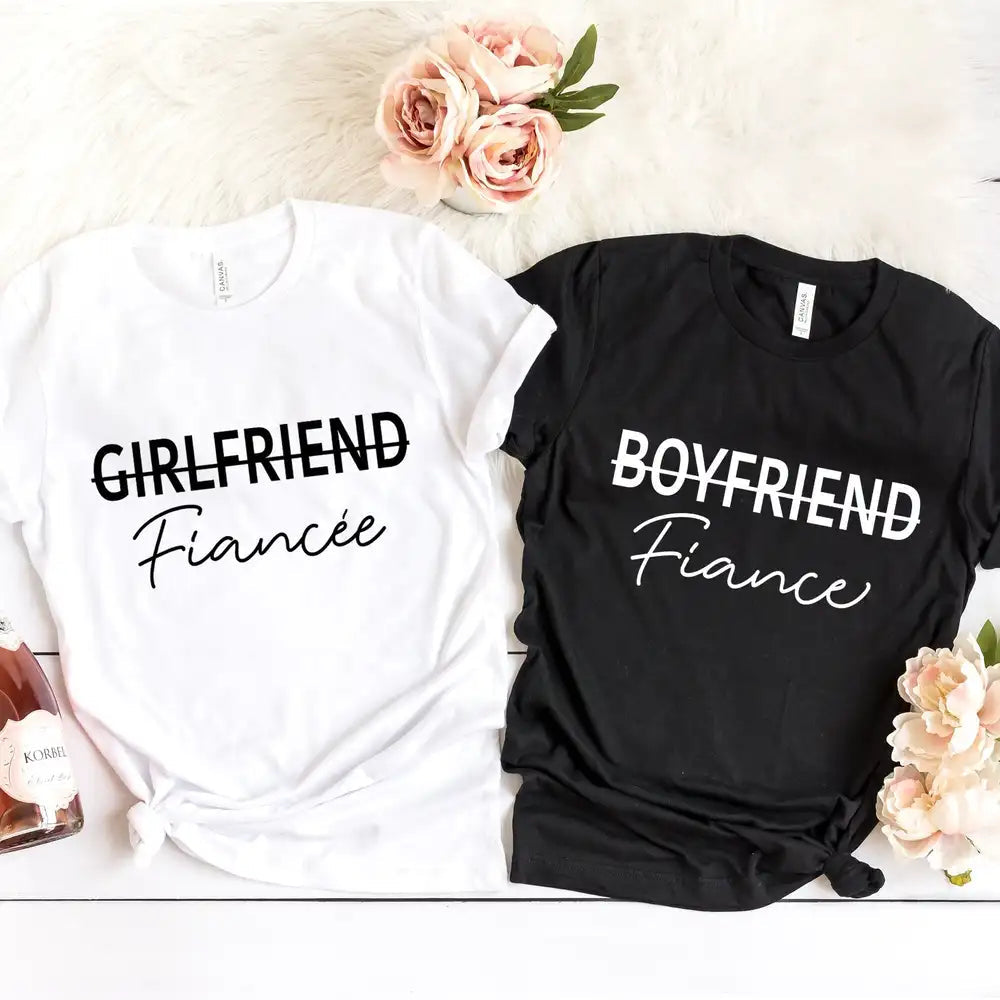 Boyfriend & Girlfriend Couples Tee