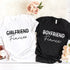 Boyfriend & Girlfriend Couples Tee