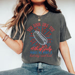 You Look Like the 4th of July Hot Dog Shirt – Funny Independence Day T-Shirt