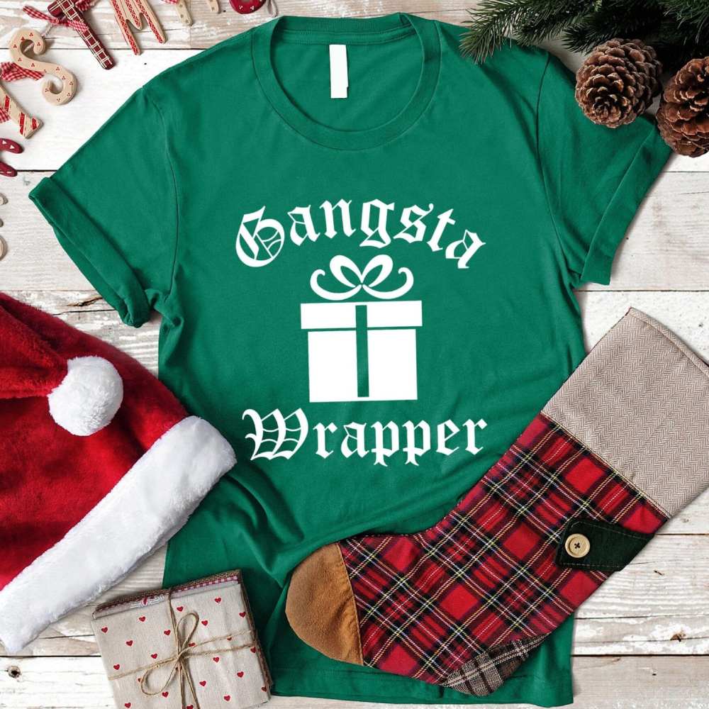 Gangsta Wrapper Christmas Tee