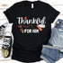 Thankful For Her/Him Valentines Couple T-Shirt – Cute Matching Holiday Tees