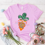Happy Easter Carrot Coquette Tees