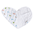 GiftSet: South Carolina Baby Muslin Swaddle Blanket and Burp Cloth/Bib Combo Baby Shower Essential for Newborn