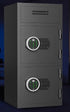 SOUTHEASTERN F3014EE Double Door Money Drop Depository Safe with Quick Access Electronic Lock & Back up Key