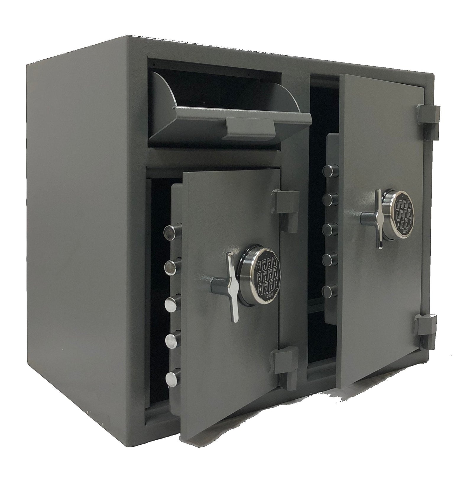 SOUTHEASTERN FL273121EE 2 Door Cash Drop Safe For Business Quick Digital Lock