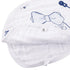 Gift Set: Southern Gentleman Baby Muslin Swaddle Blanket and Burp Cloth/Bib Combo Hospital Coming Home Essential