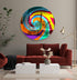 Spiral Oversized Contemporary Wall Art Mirrored Acrylic Art Swirl Mirror