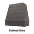 Wood Range Hood With Tapered Shiplap Front and Block Trim - 30", 36", 42", 48", 54" and 60" Widths Available