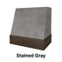 Wood Range Hood With Angled Front and Walnut Band - 30", 36", 42", 48", 54" and 60" Widths Available