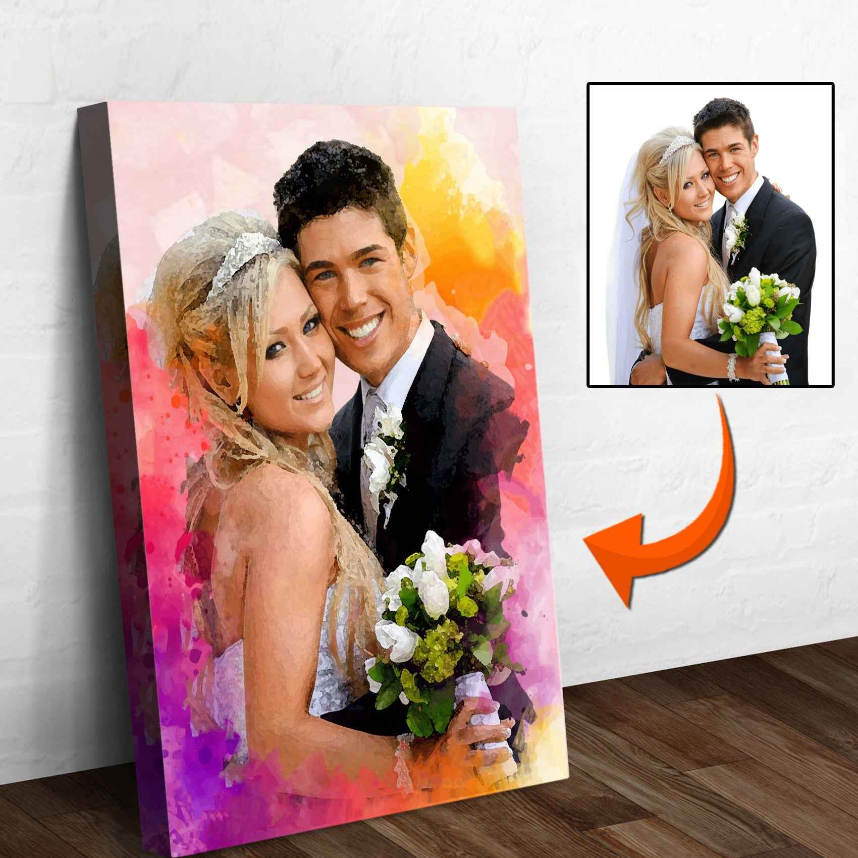 Couple Watercolor Sign II