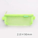 Stylish Transparent Office Pencil Case Simple Design Pen Bags Cute Storage Lightweight Pencil Bags For Student