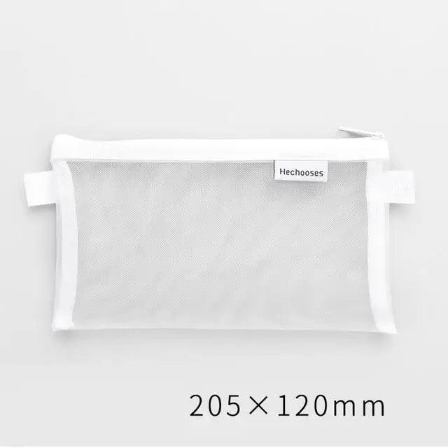 Stylish Transparent Office Pencil Case Simple Design Pen Bags Cute Storage Lightweight Pencil Bags For Student