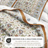 Floral Boho Printed Cotton Quilt Set - Indira Collection
