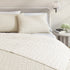 100% Cotton Honeycomb Waffle Garment Washed Quilt Set - Genevieve Collection
