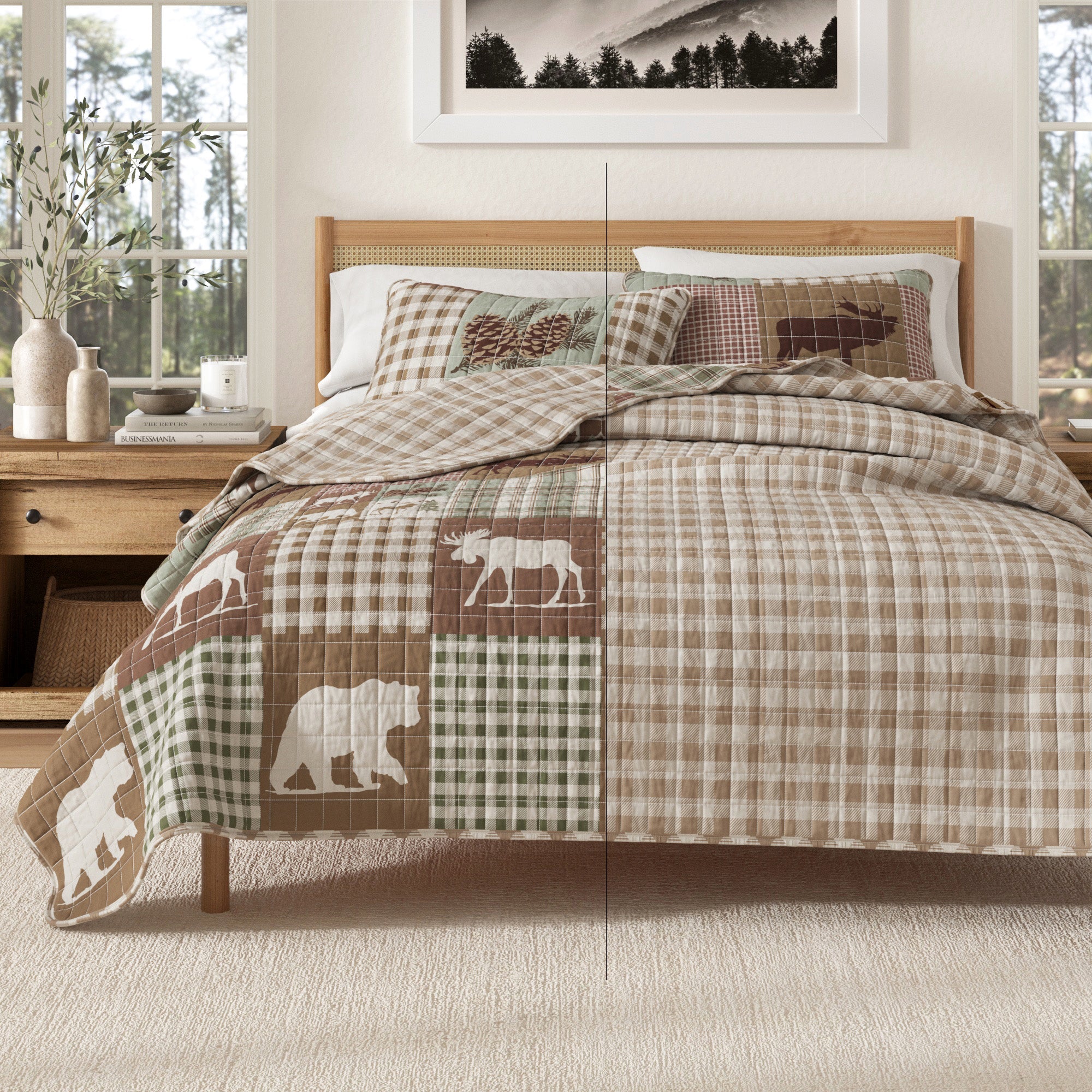 Rustic Landscape Quilt Set - Matthew Collection