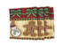 DaDa Bedding Set of 8 Pieces Gingerbread Sweets Holiday Table Tapestry - 4 Placemats, 2 Table Runners, 2 Throw Pillow Covers (12917)