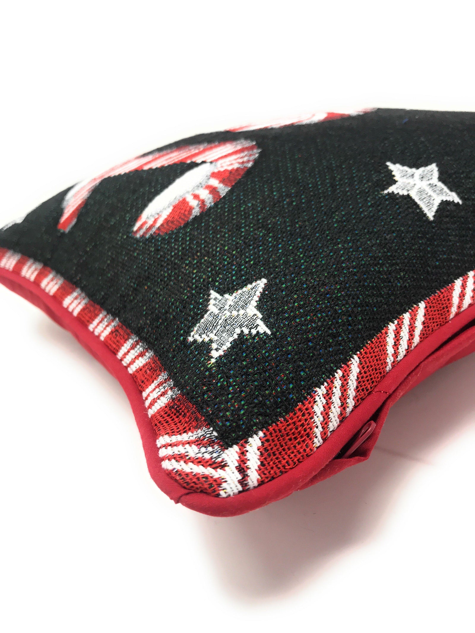 DaDa Bedding Set of 8 Pieces Peppermint Joy Holiday Table Tapestry - 4 Placemats, 2 Table Runners, 2 Throw Pillow Covers (12904)