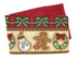 DaDa Bedding Gingerbread Snowman Holiday Woven Tapestry Dining Table Runner (12917)