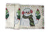 DaDa Bedding Magical Snowman Holiday Woven Tapestry Dining Table Runner (9733)