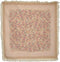 DaDa Bedding Wildflower Wonderland Floral Golden Beige Tan Square Dining Table Cloth (3100)