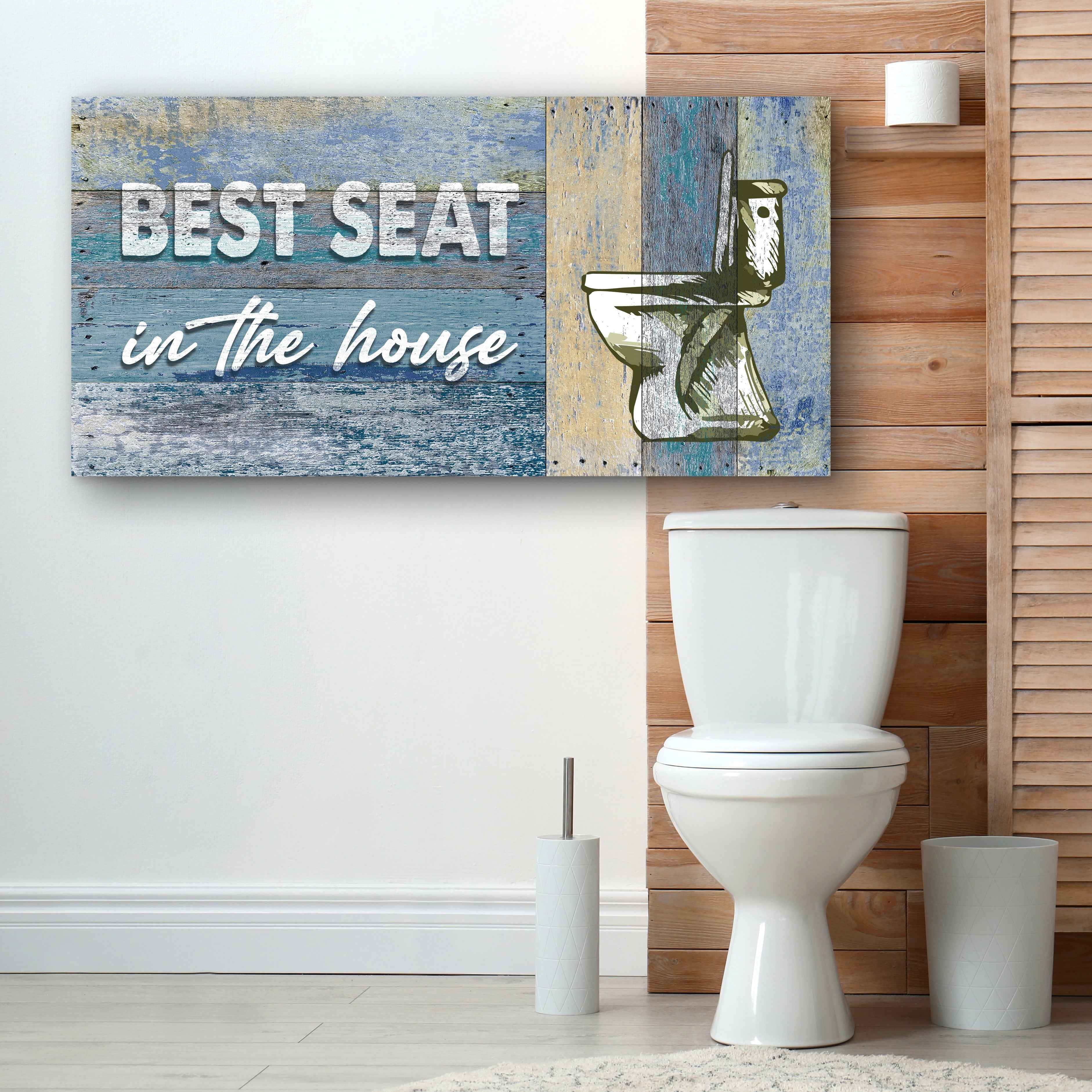 Best Seat In The House Toilet Sign II