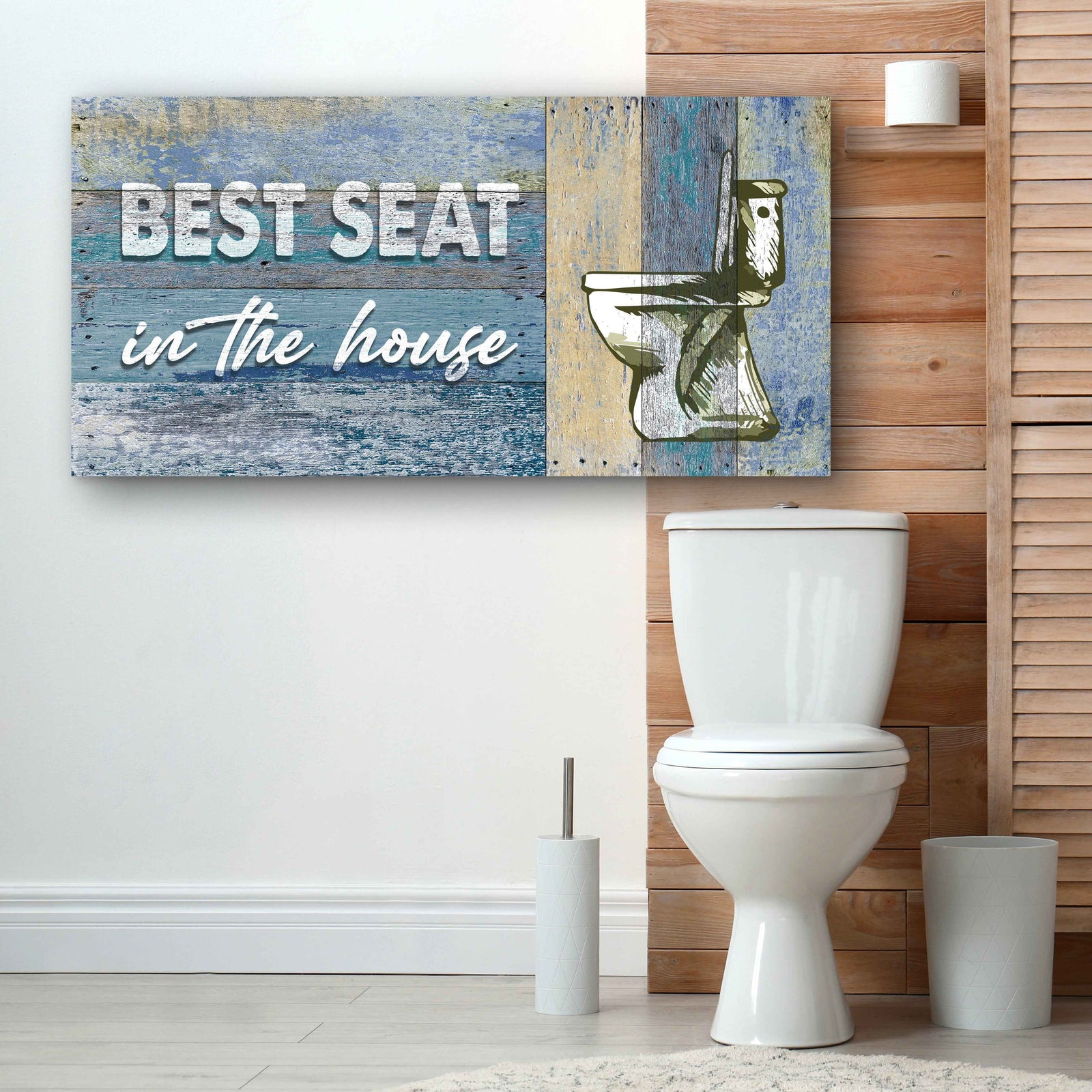 Best Seat In The House Toilet Sign II