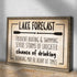 Lake Forecast Sign