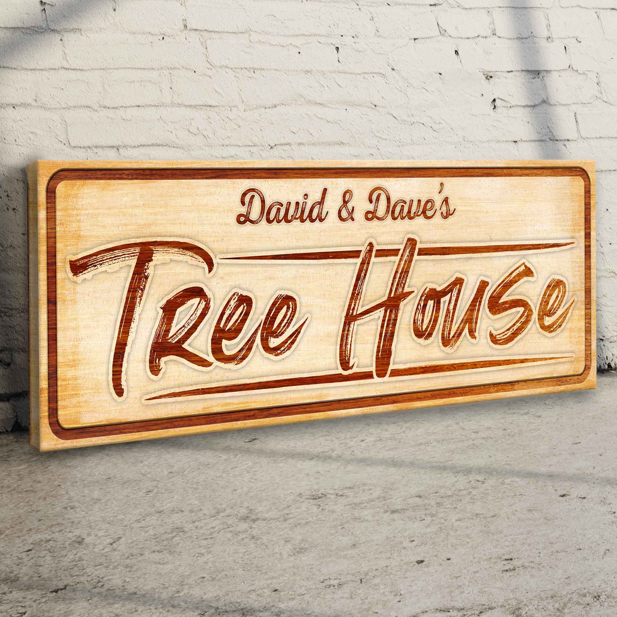 Treehouse Sign, Unique Baby Boy Gift, Tree House Wall Art, Tree House Sign, Tree House Lover Gift Sign Decor