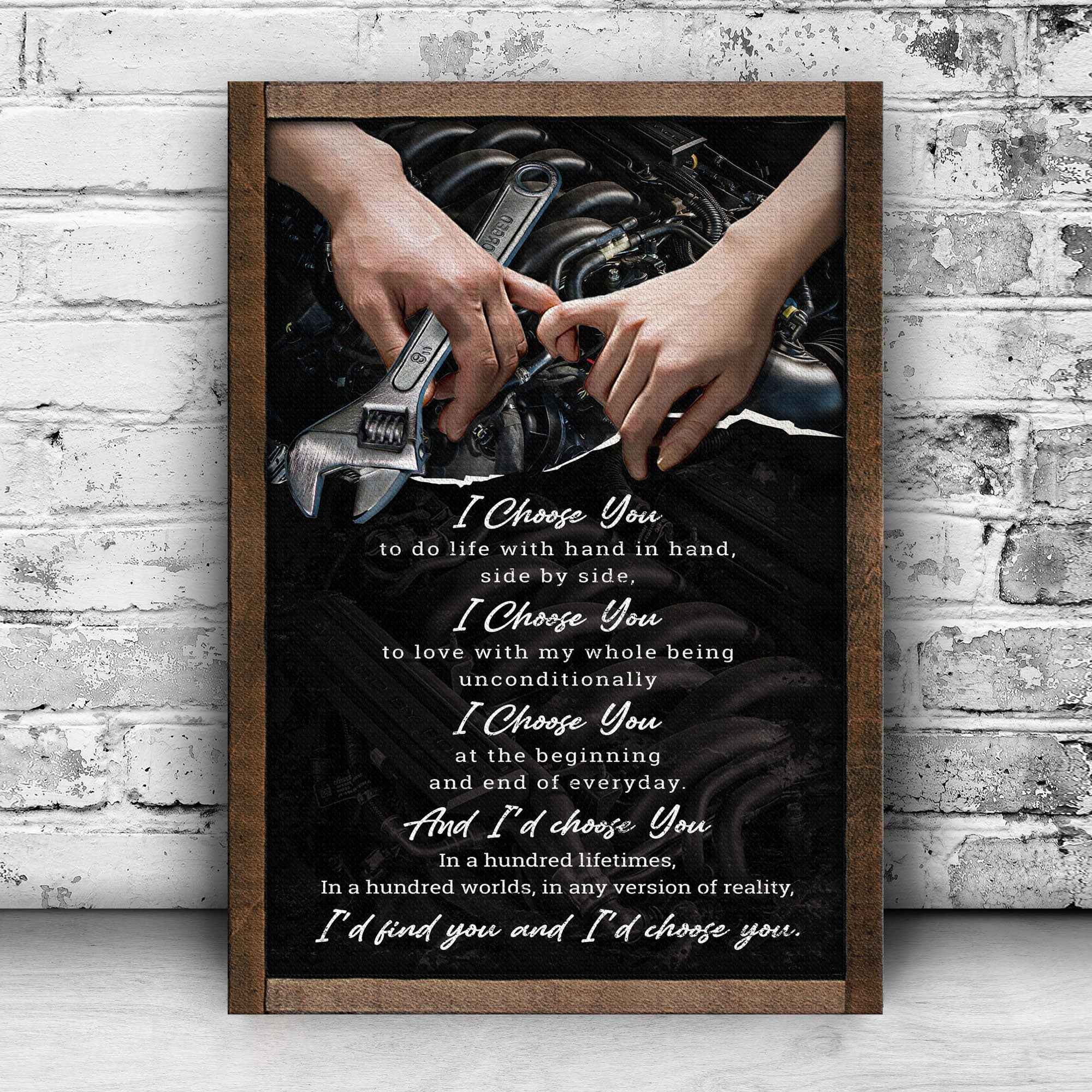 I'd Find You And I'd Choose You Couple Sign