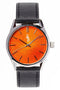 Orange Sunburst Watch