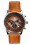 Brown Retro Chronograph Watch