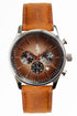 Brown Retro Chronograph Watch