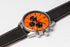Orange and Black Chronograph Watch