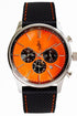 Orange and Black Chronograph Watch