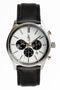 White and Black Chronograph Watch