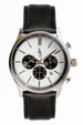 White and Black Chronograph Watch
