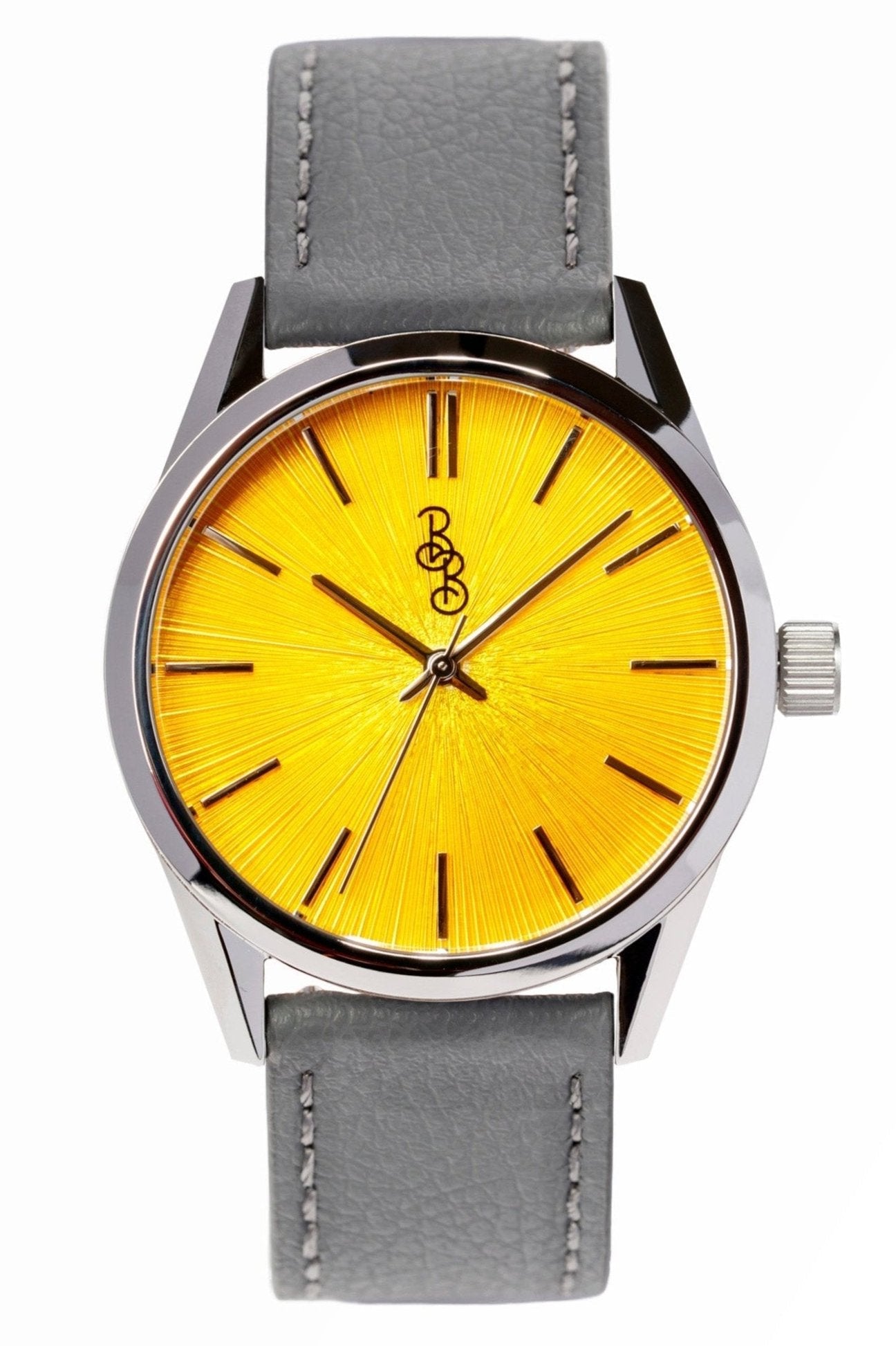 Yellow Sunburst Watch