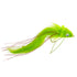 3 Pack Chartreuse Rabbit Strip Deer Hair Diver Size 4 -  Bass Fly Fishing Bug Wide Gape Bass Hooks With Weed Guard
