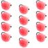 Tungsten Bead Tactical Euro Hot Pink Jig Egg Barbless Czech Nymph Fly - 1 Dozen Flies Size 16