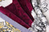 DaDa Bedding Botanical Floral Striped Carnations Mink Flannel Fleece Throw Blanket (XY9829)