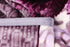 DaDa Bedding Orchid Blossoms Striped Floral Lavender Plush Fleece Flannel Throw Blanket (XY9833)