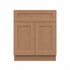24 Inch Toffee Shaker Single Sink Bathroom Vanity