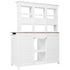 65.7" Tall Garden Potting Bench Table with Hutch - Fir Wood