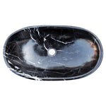 Toros Black Marble Above Vanity Gondola Design Bathroom Sink