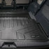 SMARTLINER Custom Fit Floor Liners For 2021-2025 Toyota Sienna with 2nd Row Bucket Seats and Spare Tire