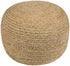 Kaumakani Knitted Jute Round Pouf
