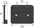 TR-5WK1 Wall Attachment for RTR-5W