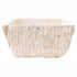 Troia Light Rustic Natural Stone Vessel Sink Honed Interior Hand Chiseled Exterior (W)12" (L)17" (H)6"
